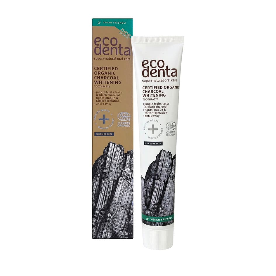 Ecodenta Dentifrice Bio Blanchissant Au Charbon 75ml