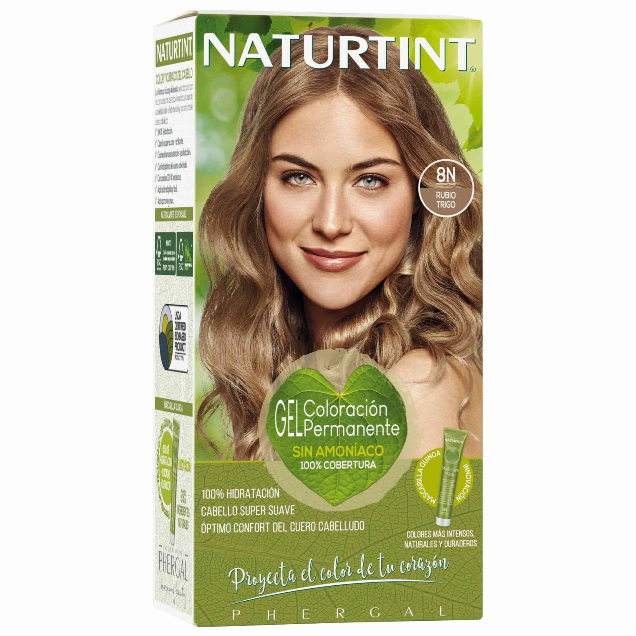 Naturtint Colorant Permanent En GEL 8N Blond Ble 170ml