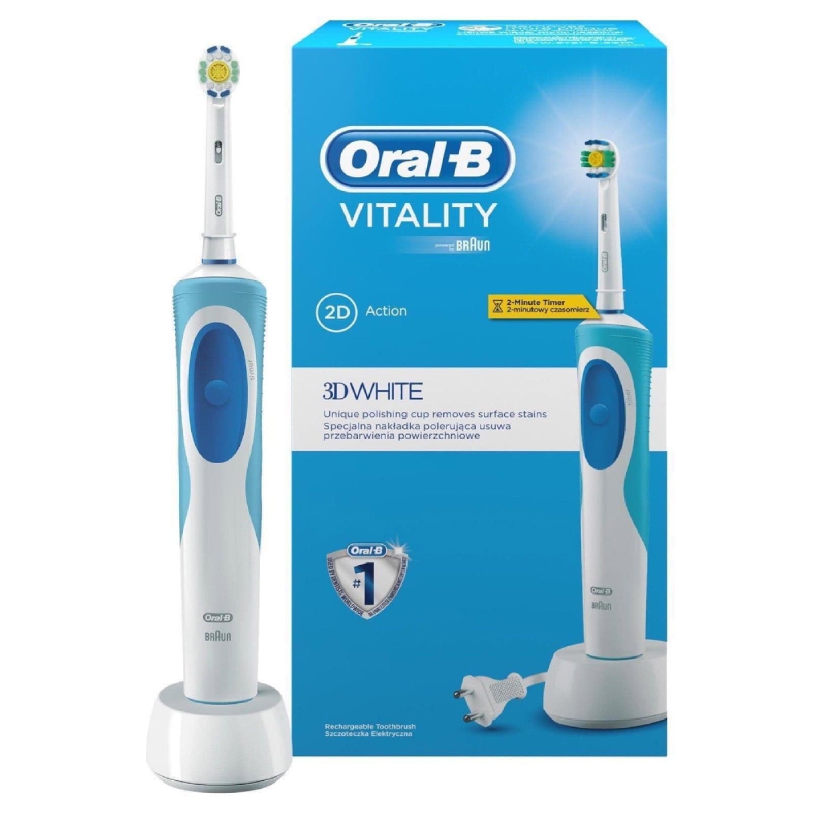 Oral-b Brosse A Dent Electrique Vitality 3D White