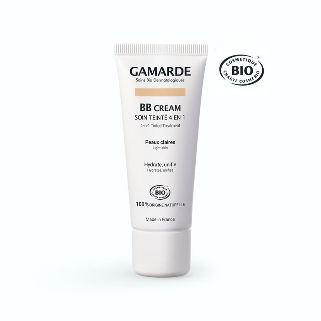 Gamarde BB Cream Soin Teinte 4 En 1 Peaux Claires Bio 40ml
