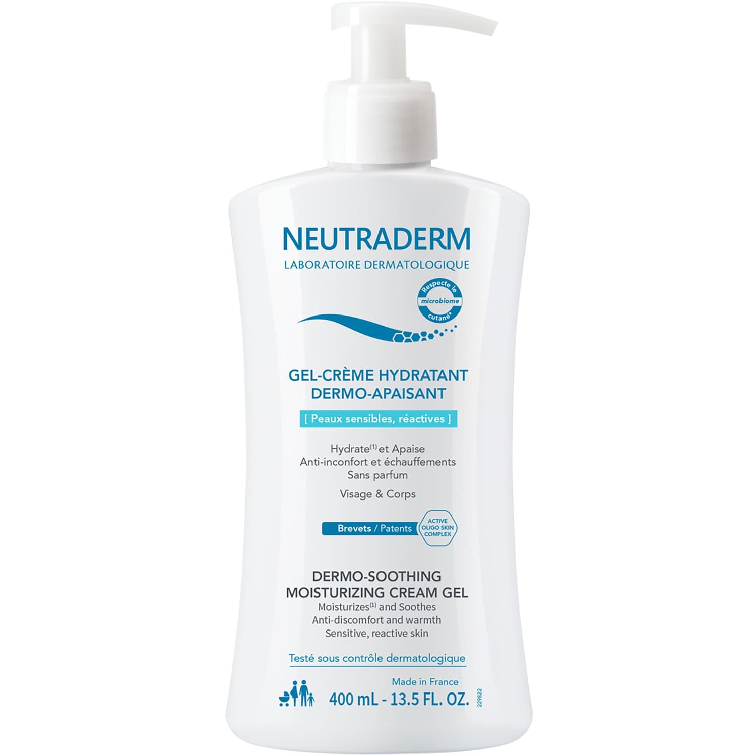 Neutraderm Gel-creme Hydratant Dermo-apaisant 400ml