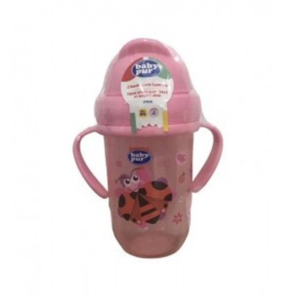 Baby Pur Tasse Sport Avec Paille Et Anses 270ml