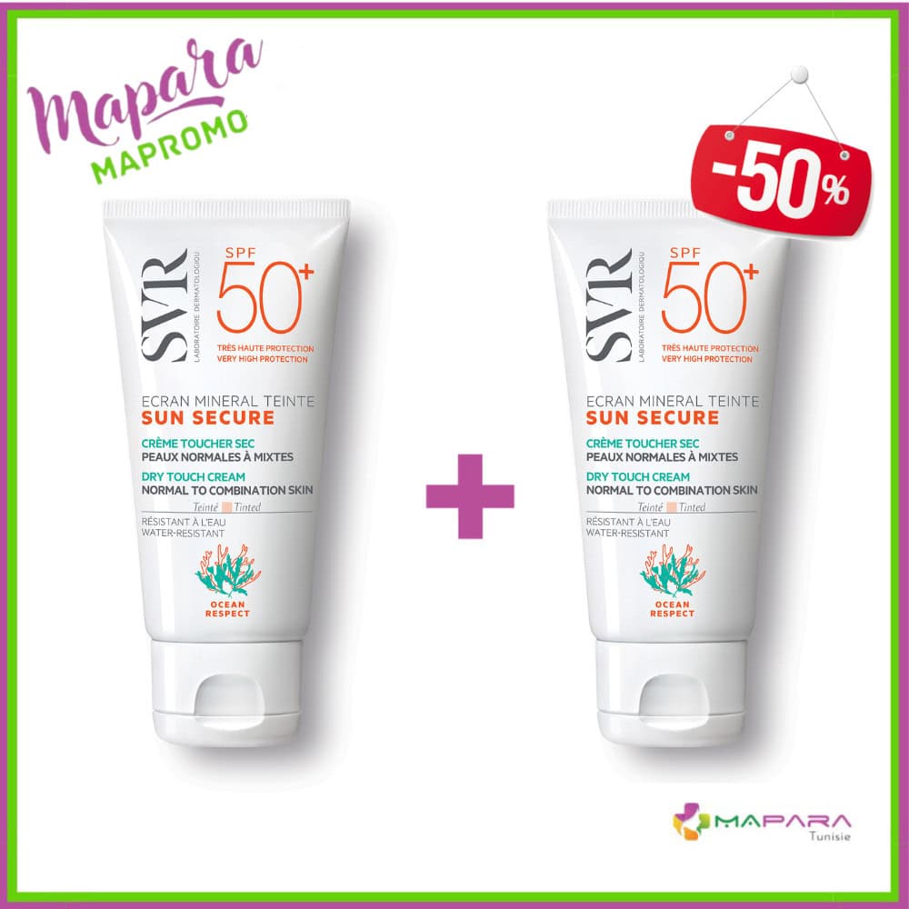 SVR Duo Protection Minerale Teintee Spf50+
