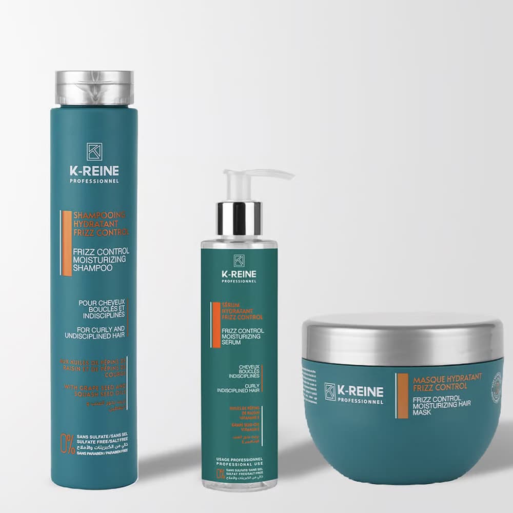 K-reine Kit De Soins Pour Cheveux Boucles Eco