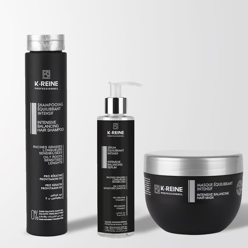 K-reine Kit De Soins Pour Cheveux Gras Eco
