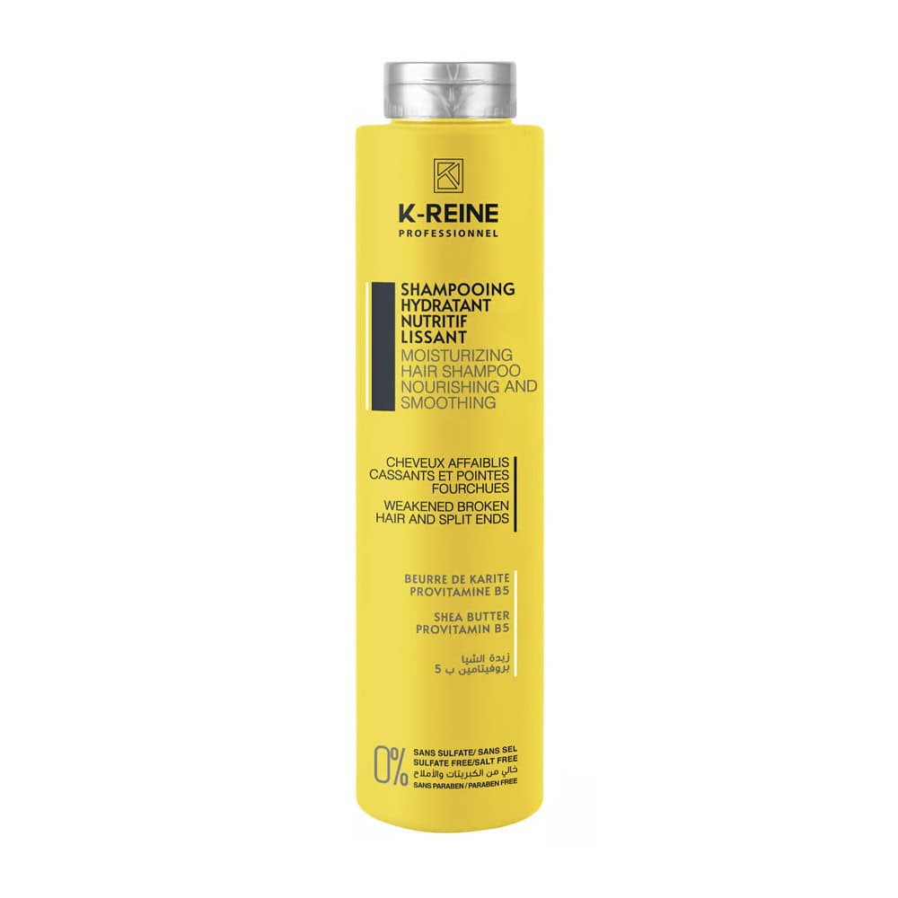 K-reine Shampoing Hydratant Nutritif Lissant Sans Sulfate 500ml
