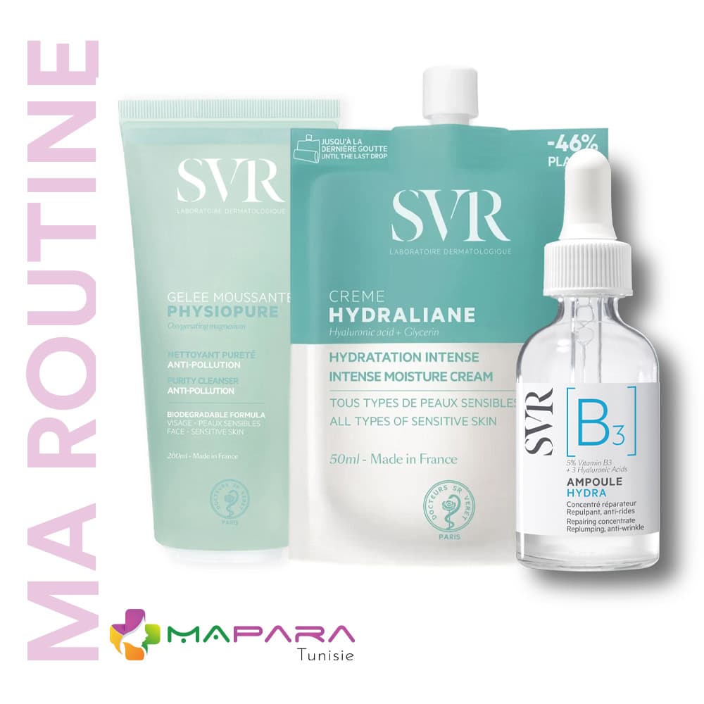 Maroutine Hydratante, GEL Moussant Physiopure, Ampoule B3, Creme Hydraliane