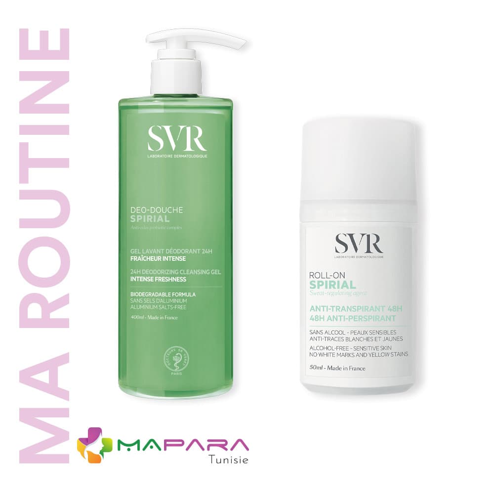 Maroutine Spirial Anti-transpirante Deo-douche 400ml Et Roll'on