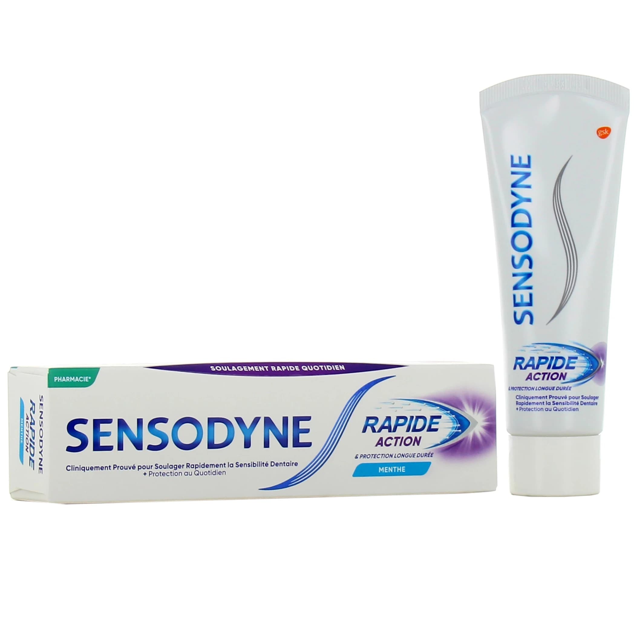 Sensodyne Rapide Action Dentifrice Dents Sensibles A La Menthe Fraiche 75ml