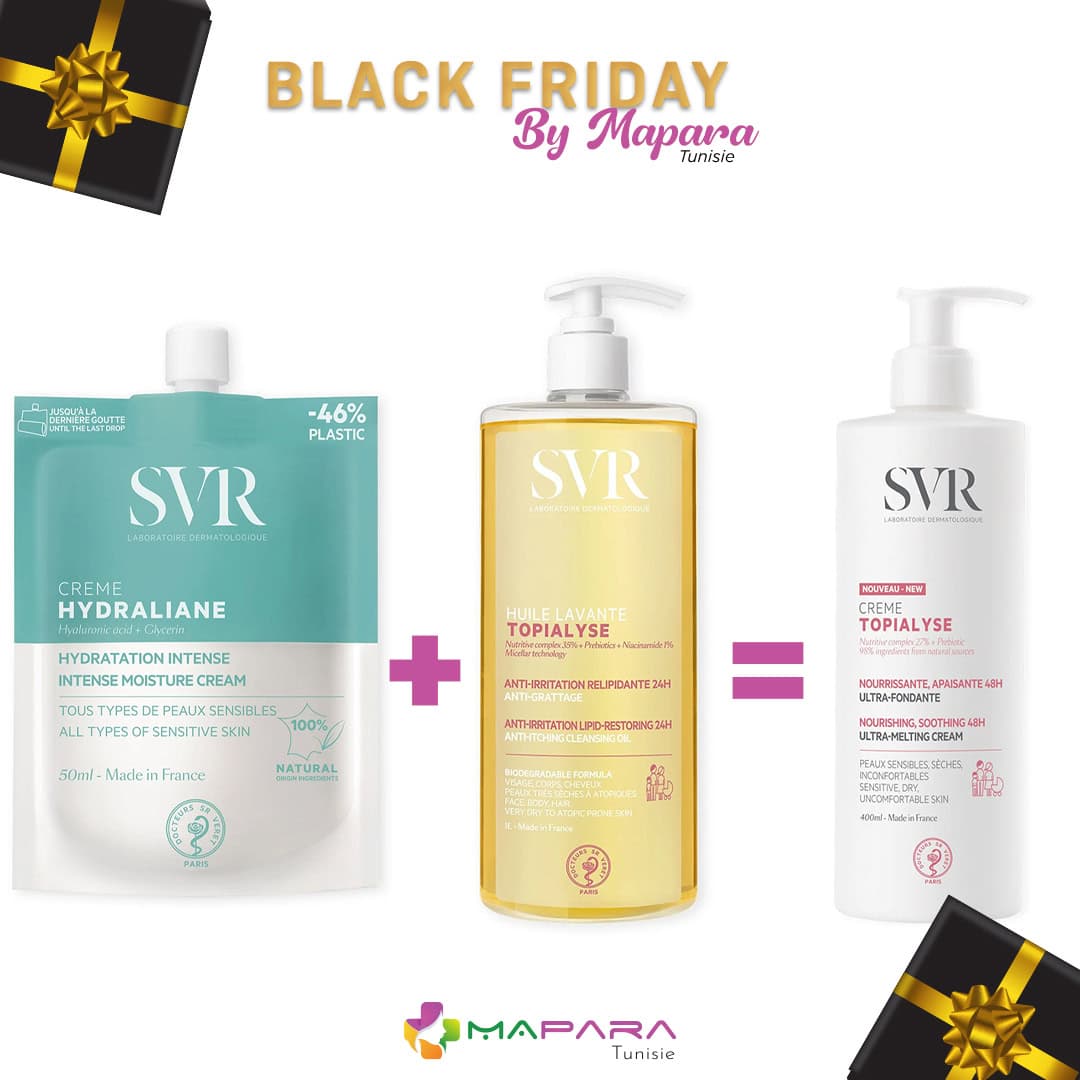 SVR Pack Hydratation Experte Collection Peaux Sensibles + Soin Corps 400ml Offert