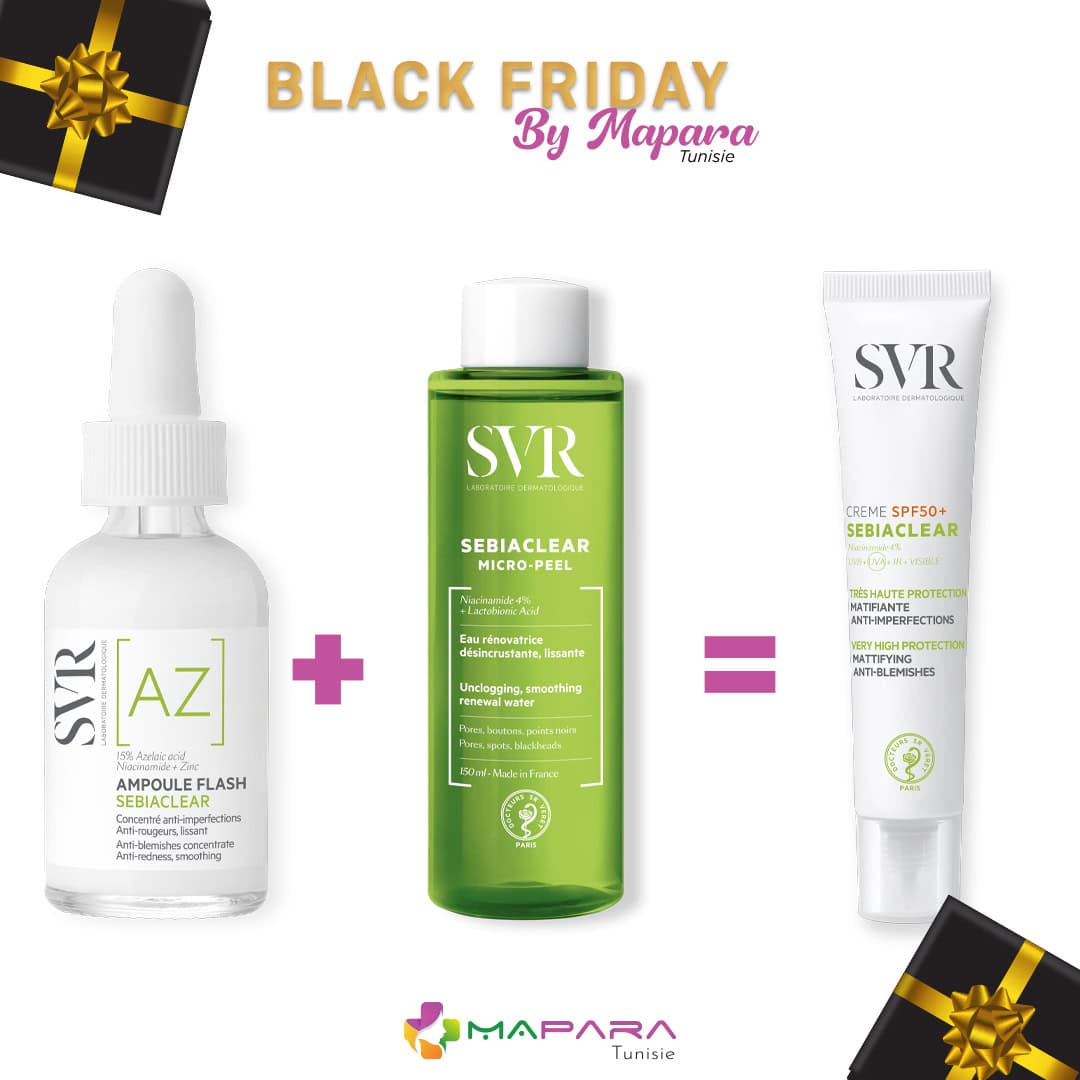 SVR Sebiaclear Purete Eclatante + Creme Matifiante Spf50+ Offerte