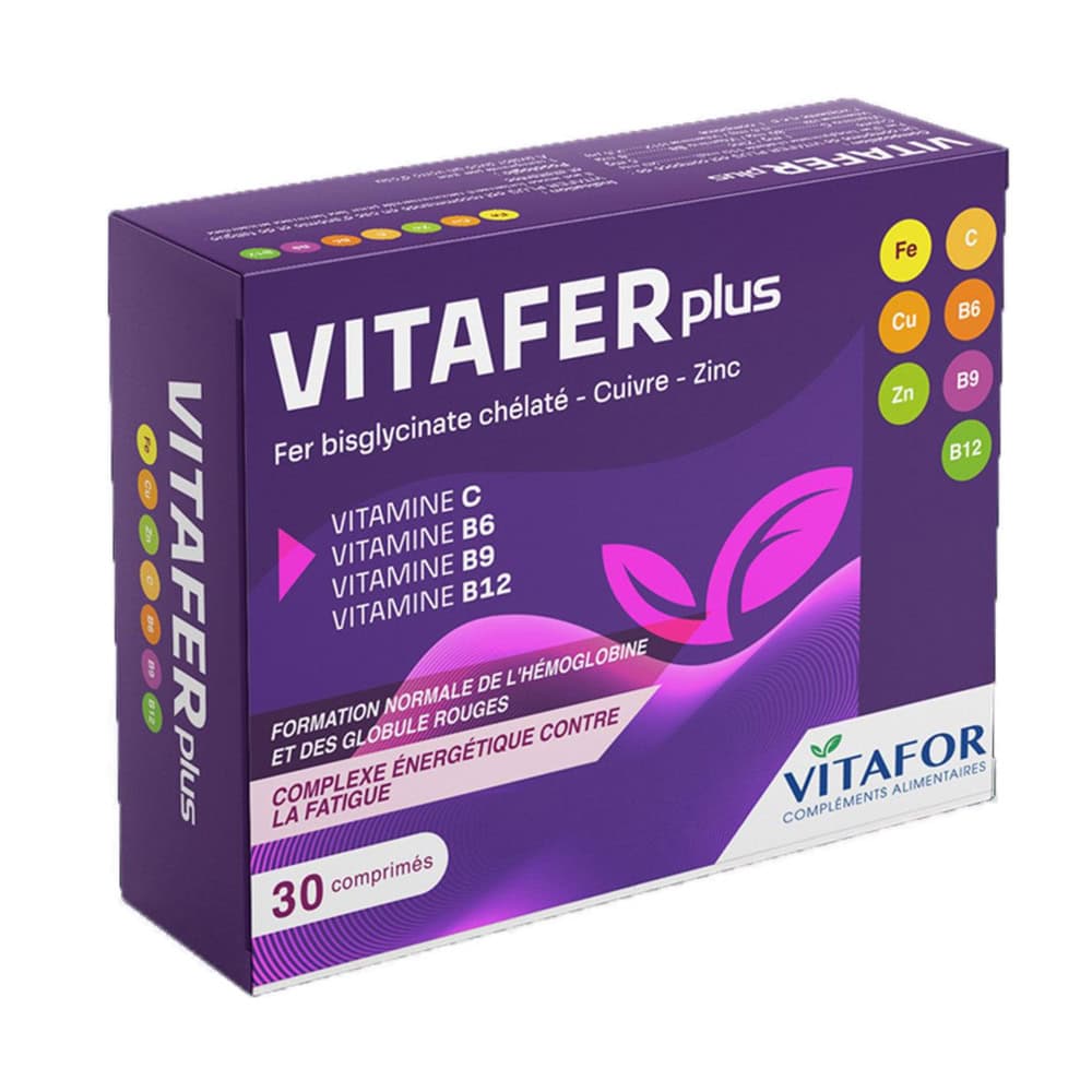 Vitafor Vitafer Plus 30 Comprimes