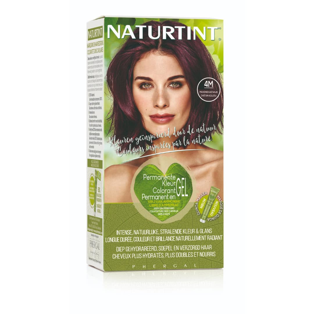 Naturtint Colorant Permanent En GEL 4M Chatain Acajou 170ml