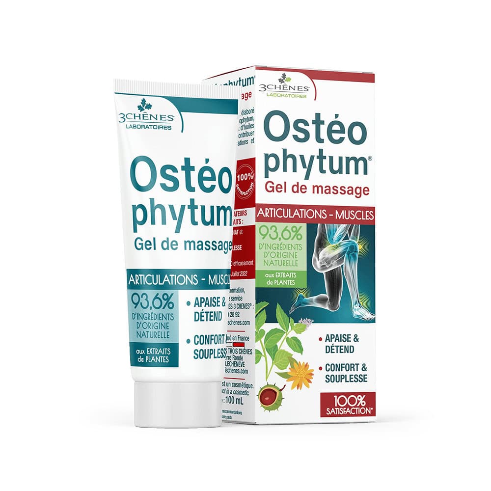 3 Chenes Osteophytum GEL De Massage Articulations Et Muscles 100ml