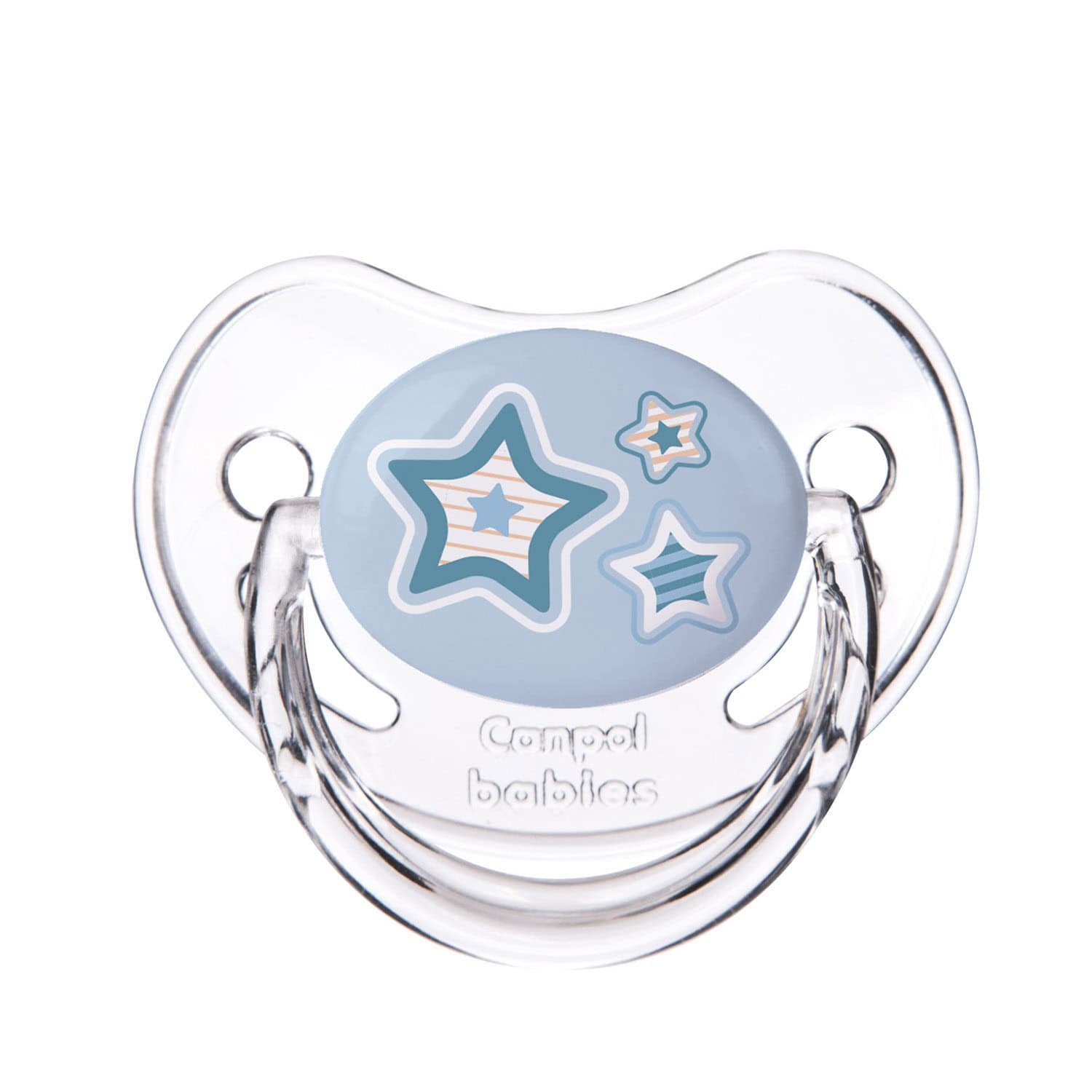 Canpol Sucette Orthodontique En Silicone 0-6 Mois Bleu 22/565