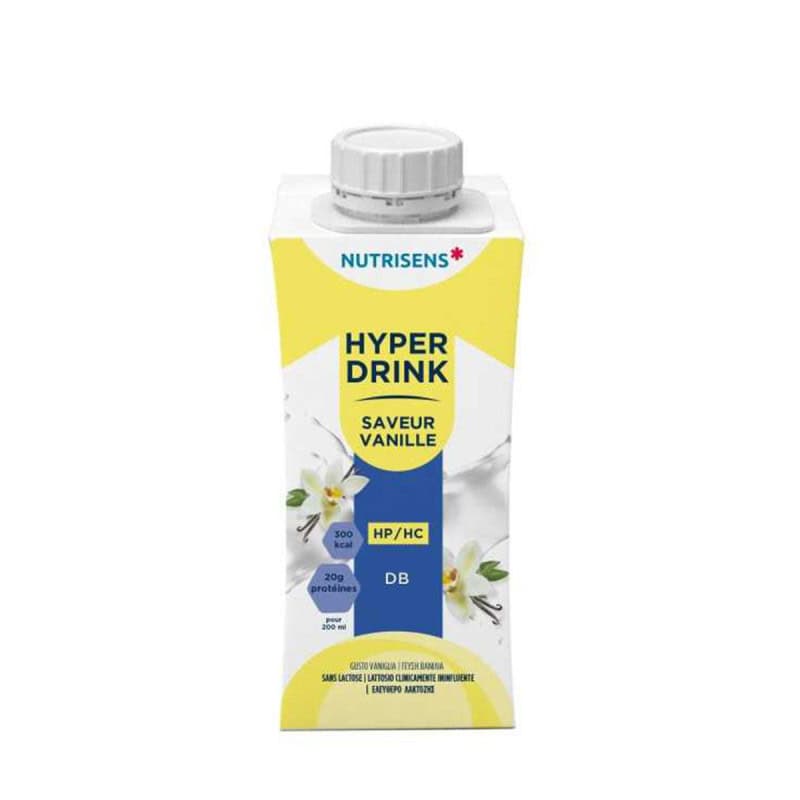 Nutrisens Hyperdrink Db Pour Diabetiques Saveur Vanille 200ml