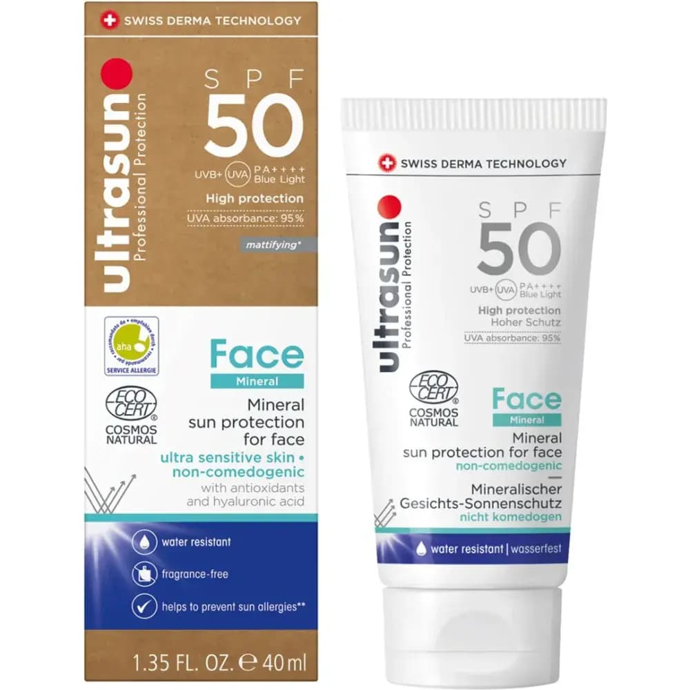 Ultrasun Face Mineral Ecran Spf50+ 40ml