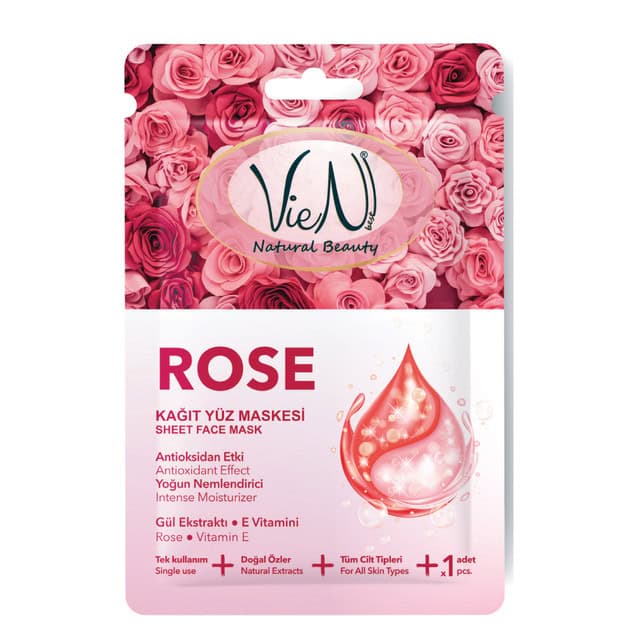 Vien Masque Visage Hydronic Extrait De Rose