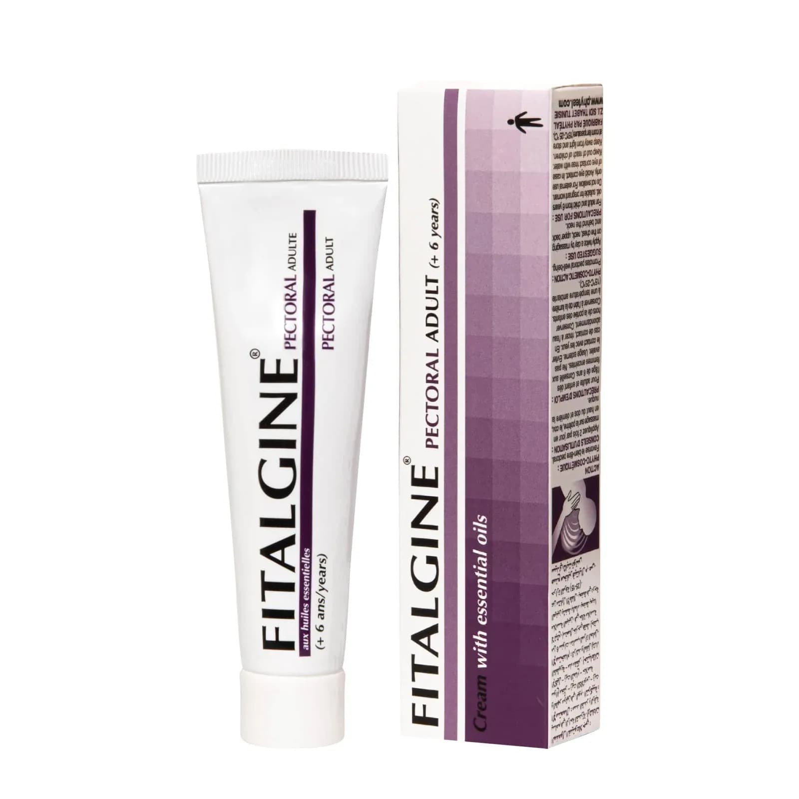 Fitalgine Pectoral Adult Creme Au Huiles Essentielles 50ml