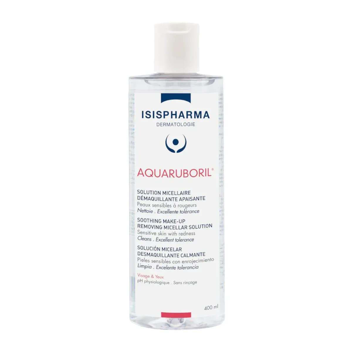 Isispharma Ruboril Aquaruboril Solution Micellaire Demaquillante 400ml
