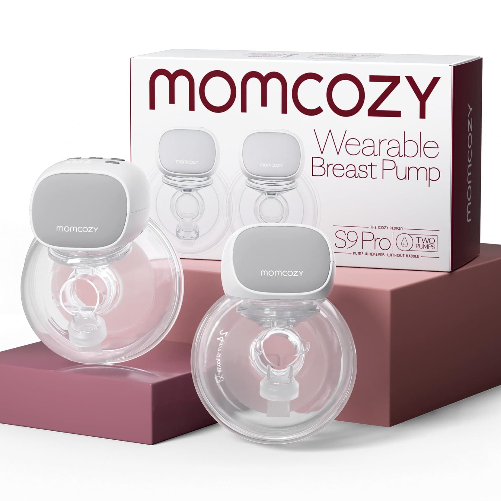 Momcozy S9 Pro (lot De 2) Tire-lait Portable Avec 4 Tailles