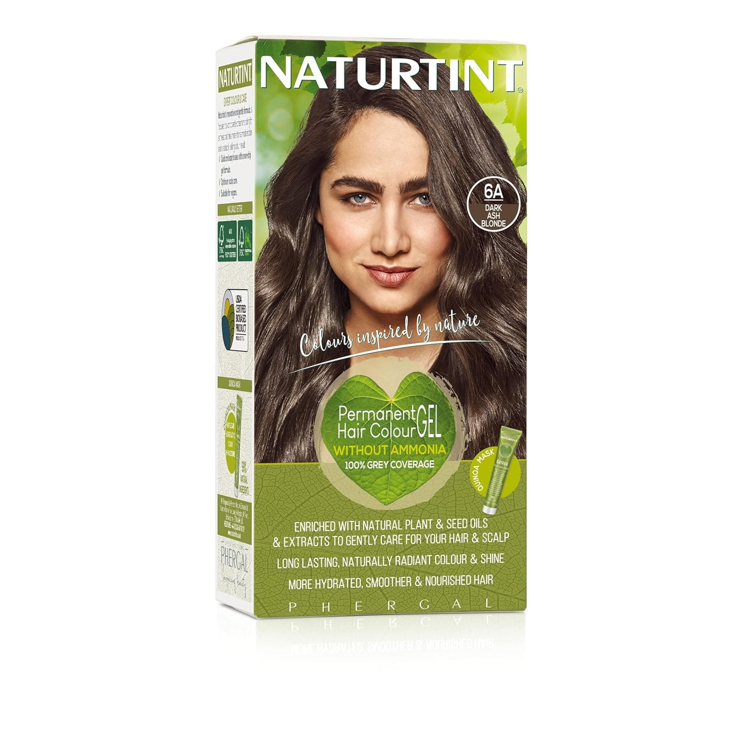Naturtint Colorant Permanent En GEL 6A Blond Cendre Fonce 170ml