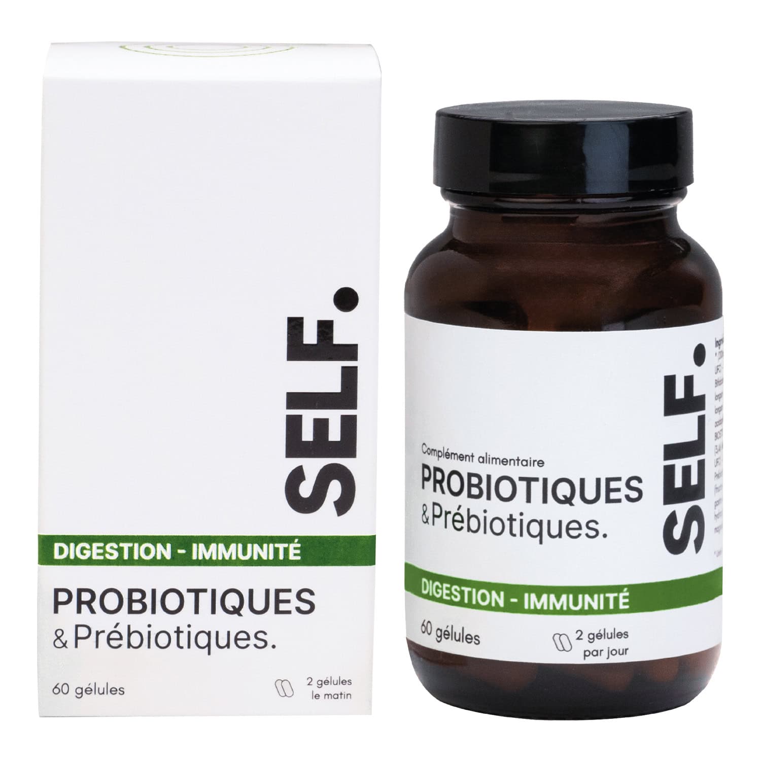 Self Probiotiques Et Prebiotiques 60 Gelules