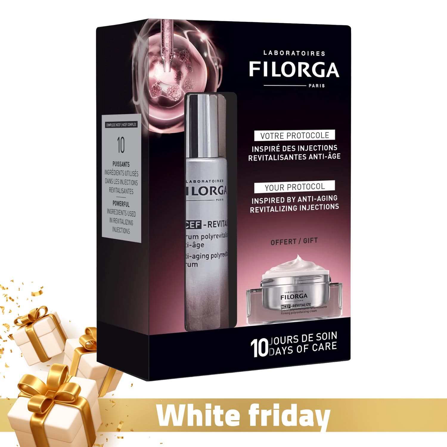 Filorga Ncef-revitalize Serum 30ml + Ncef-revitalize Creme Raffermissante 15ml
