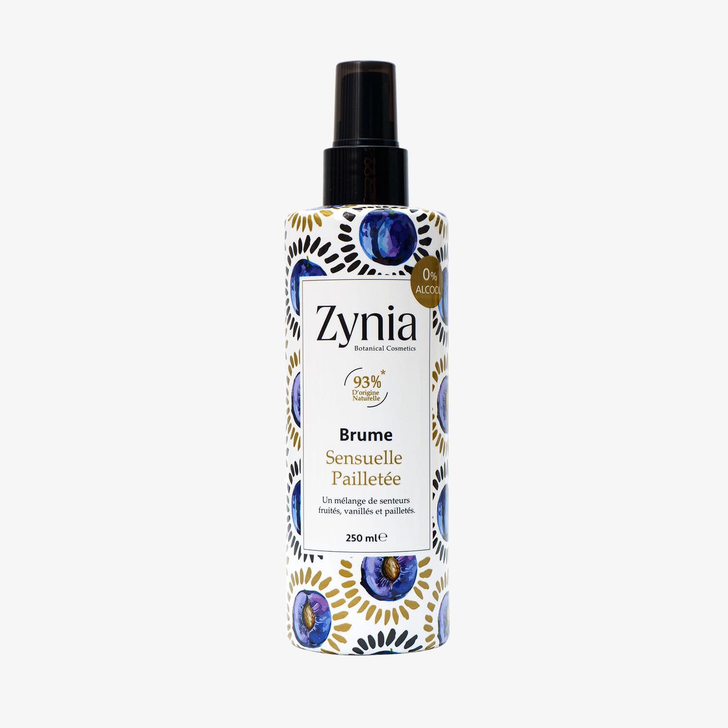Zynia Brume Parfumee Sensuelle Pailletee 250ml
