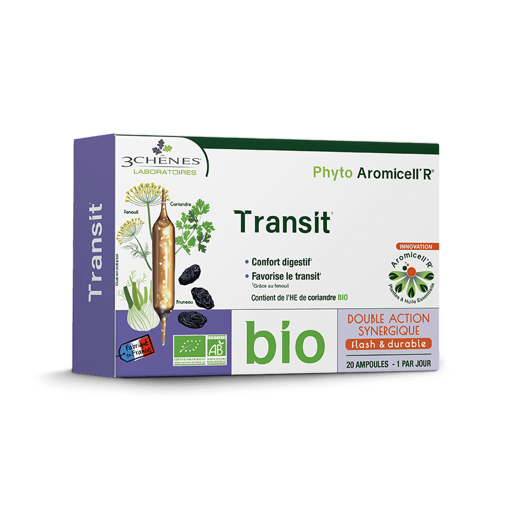 3 Chenes Phyto Aromicellr Transit Bio 20 Ampoules