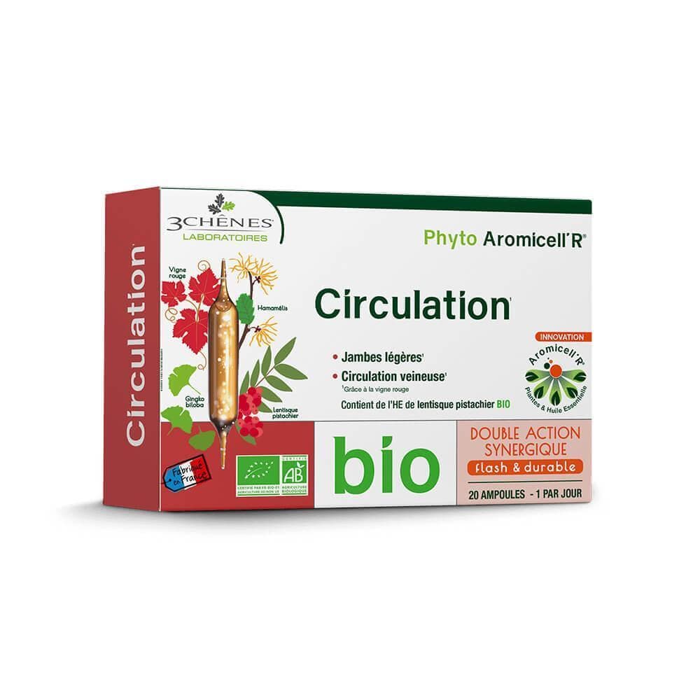 3 Chenes Phyto Aromicellr Circulation Bio 20 Ampoules