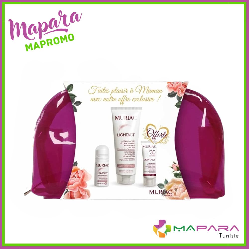 Muriac Trousse Routine Eclaircissante Corps Deo + Lotion + Creme Mains (offert)