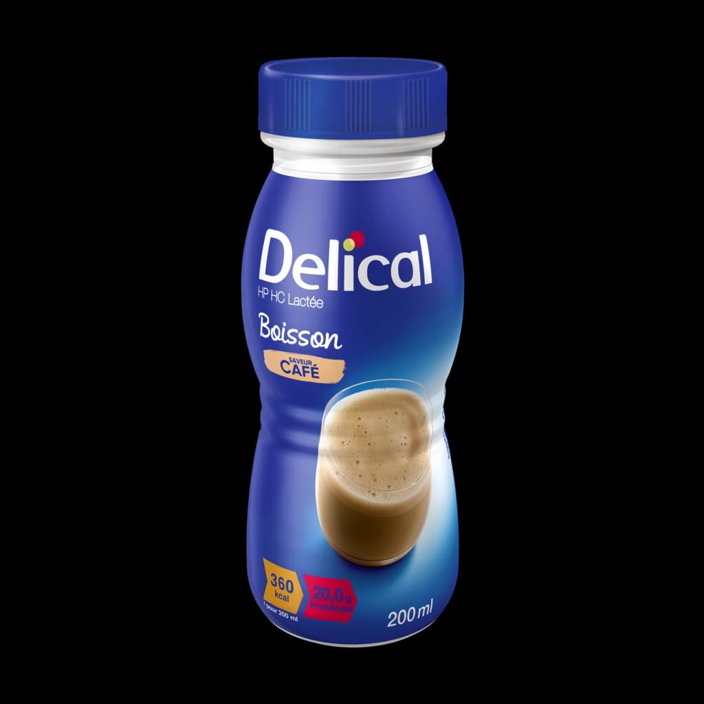 Delical Boisson Hp Hc Lactee Saveur Cafe 200ml