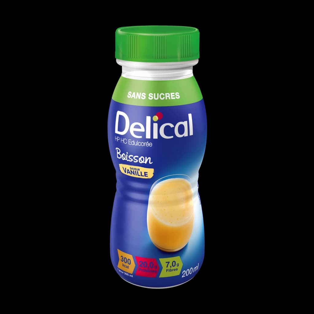 Delical Boisson Hp Hc Sans Sucres Saveur Vanille 200ml