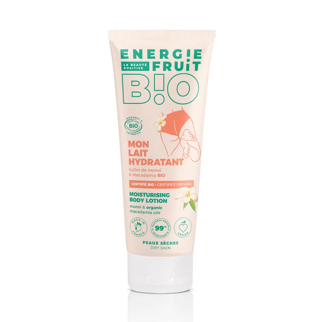Energie Fruit Mon Lait Hydratant A L'huile De Monoi Et Macadamia Bio 200ml