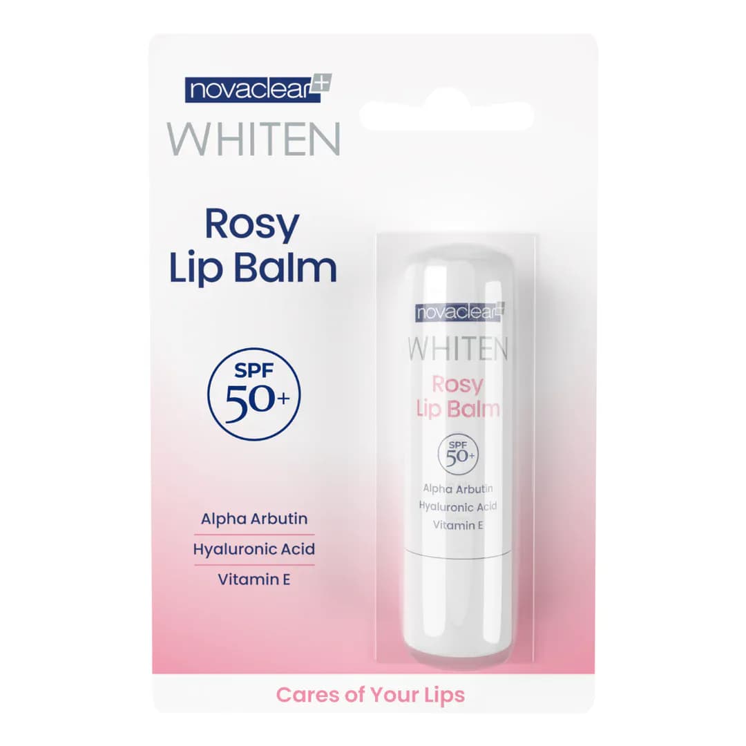 Novaclear Whiten Rosy Lip Balm Spf50+