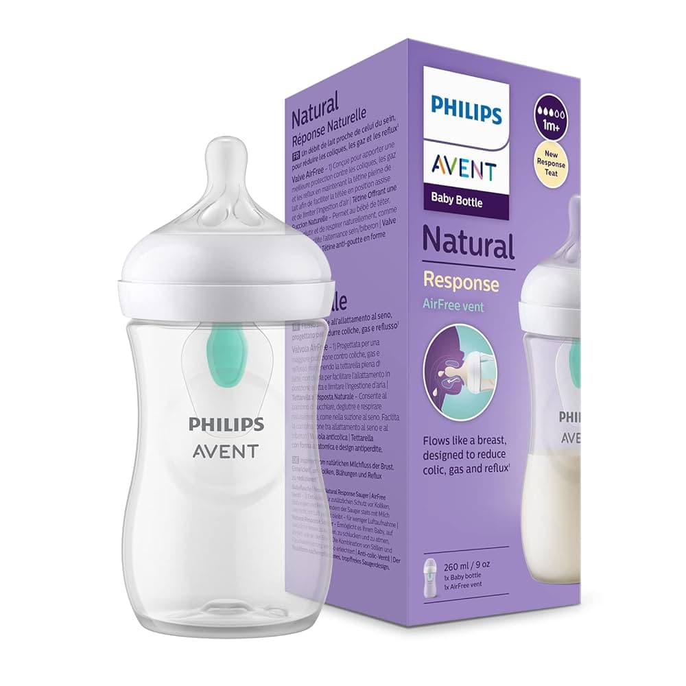 Avent Natural Response Biberon Valve Airfree 1 Mois+ Debit 3 260ml