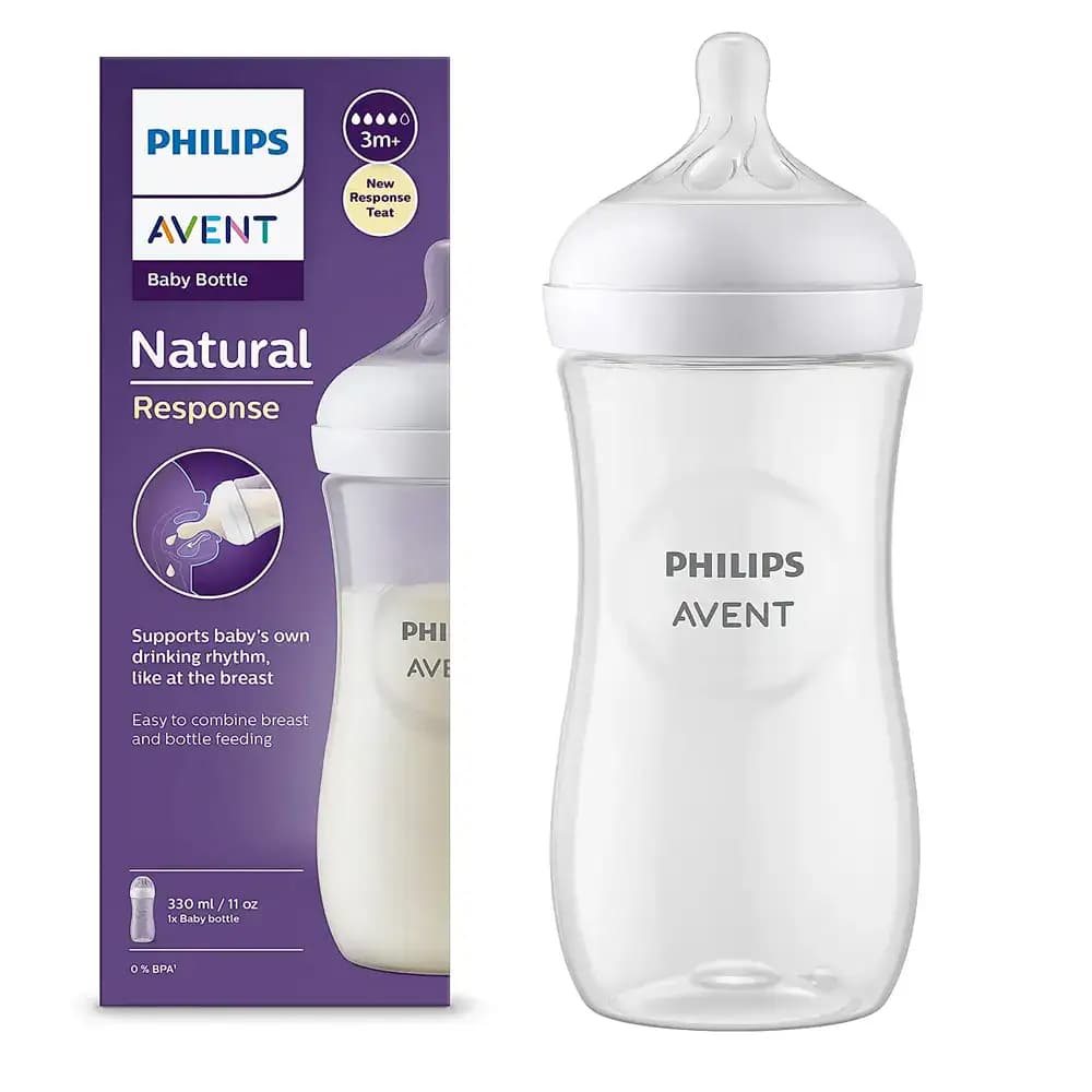 Avent Natural Response Biberon Anti Colique 3M+ Scy906/01 330ml