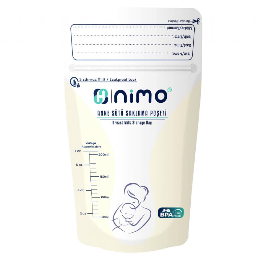 Nimo 20 Sachets De Conservation De Lait Maternel
