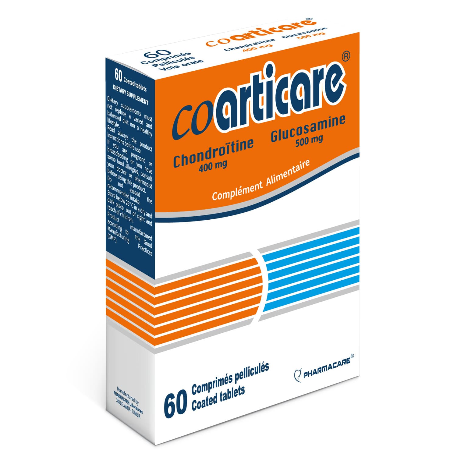 Pharmacare Coarticare Chondroitine Et Glucosamine 60 Gelules