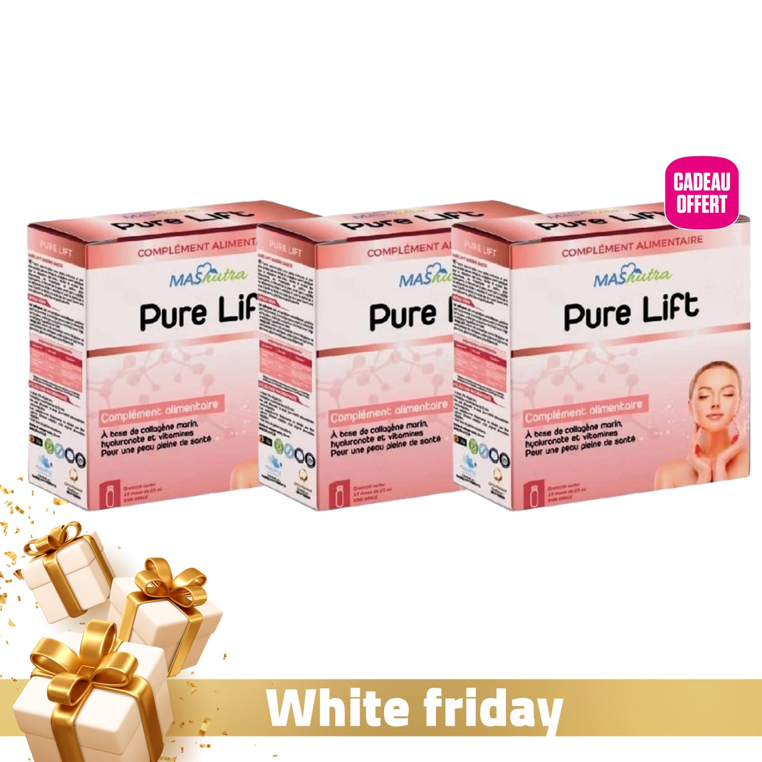 Pure Lift 10 Shots Lot De 3 = Le 3eme Gratuit