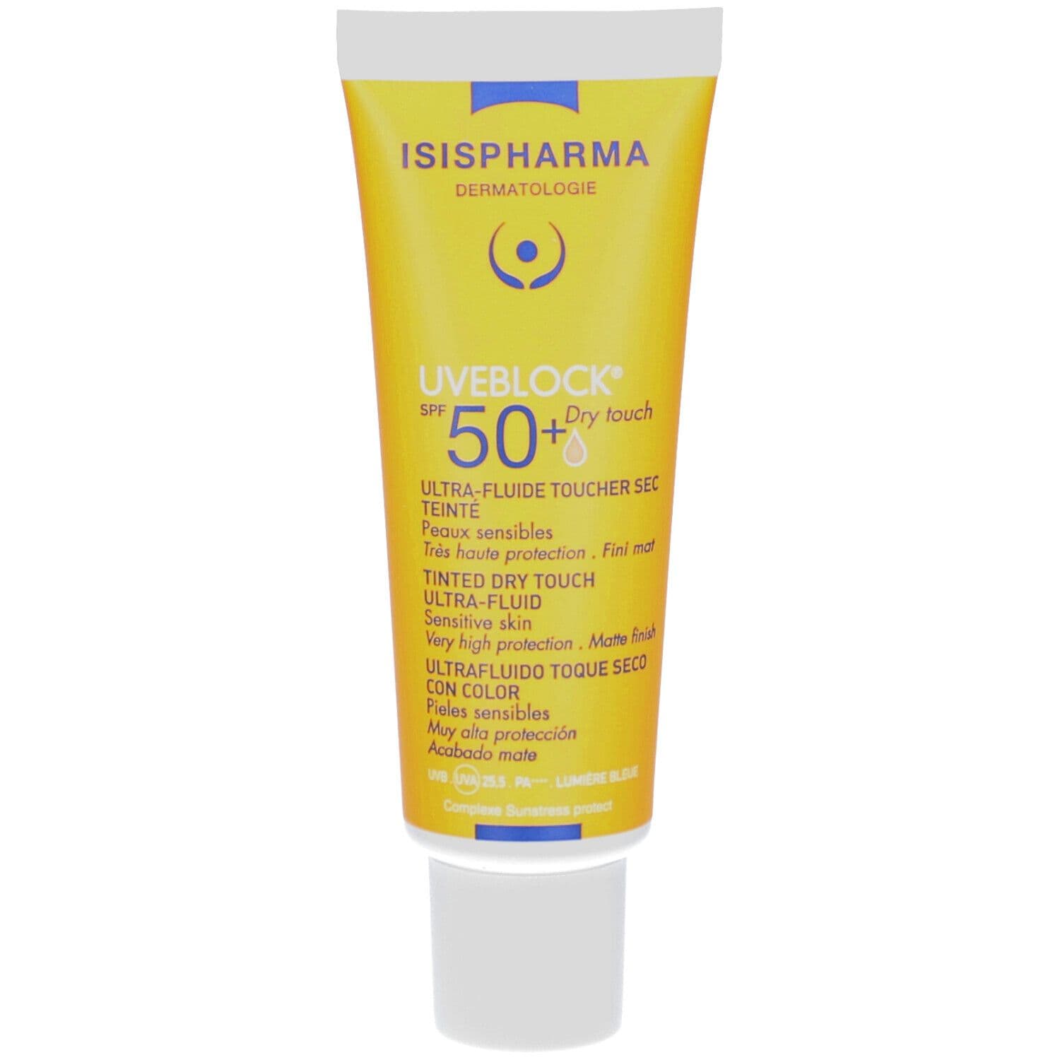 Isispharma Uveblock Ultra-fluide Toucher Sec Teinte Spf50+ 40ml