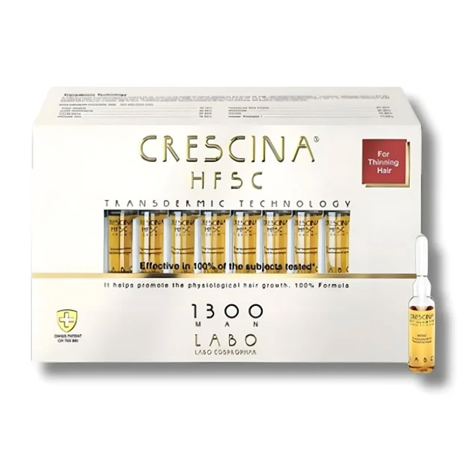Crescina Hfsc Transdermique (repousse) 1300 Homme 20 Ampoules