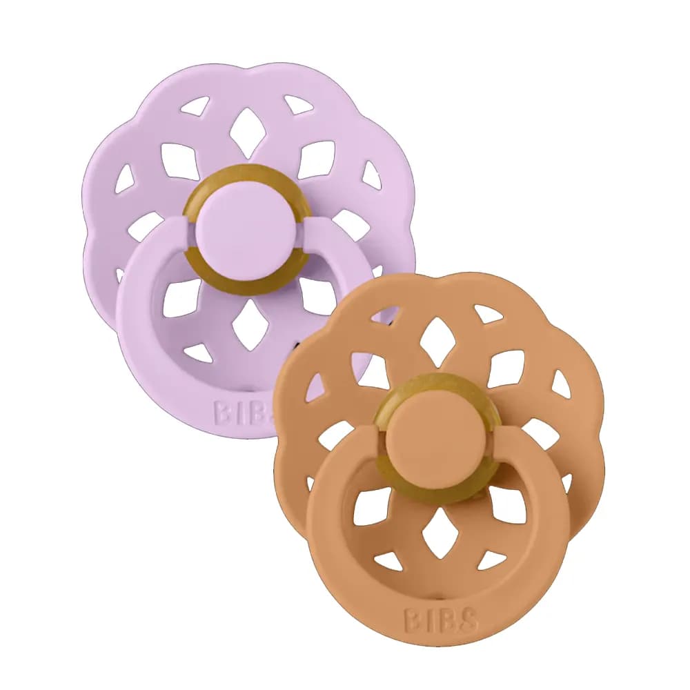 Bibs Boheme 2 Sucettes Taille 1 Violet Sky Pumpkin 0 A 6 Mois
