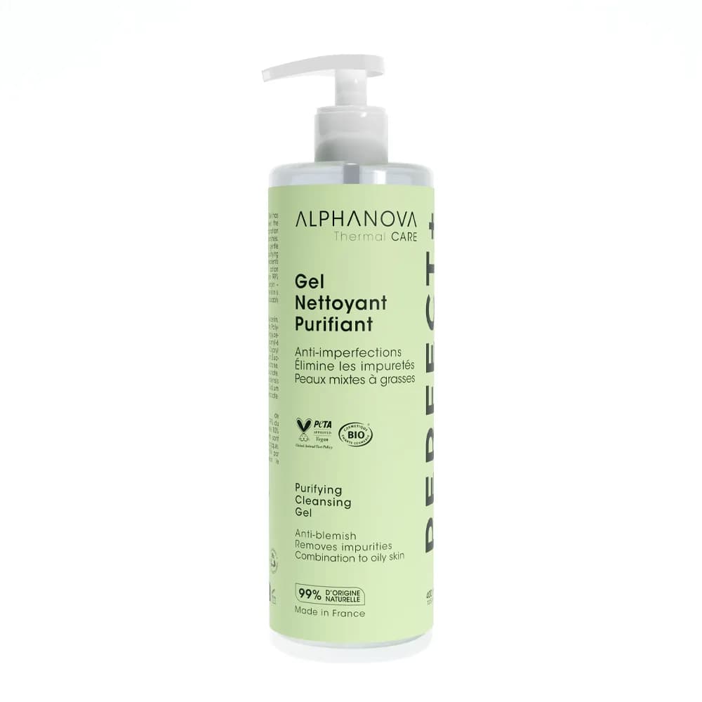 Alphanova GEL Nettoyant Purifiant Anti-imperfections Perfect+ 400ml
