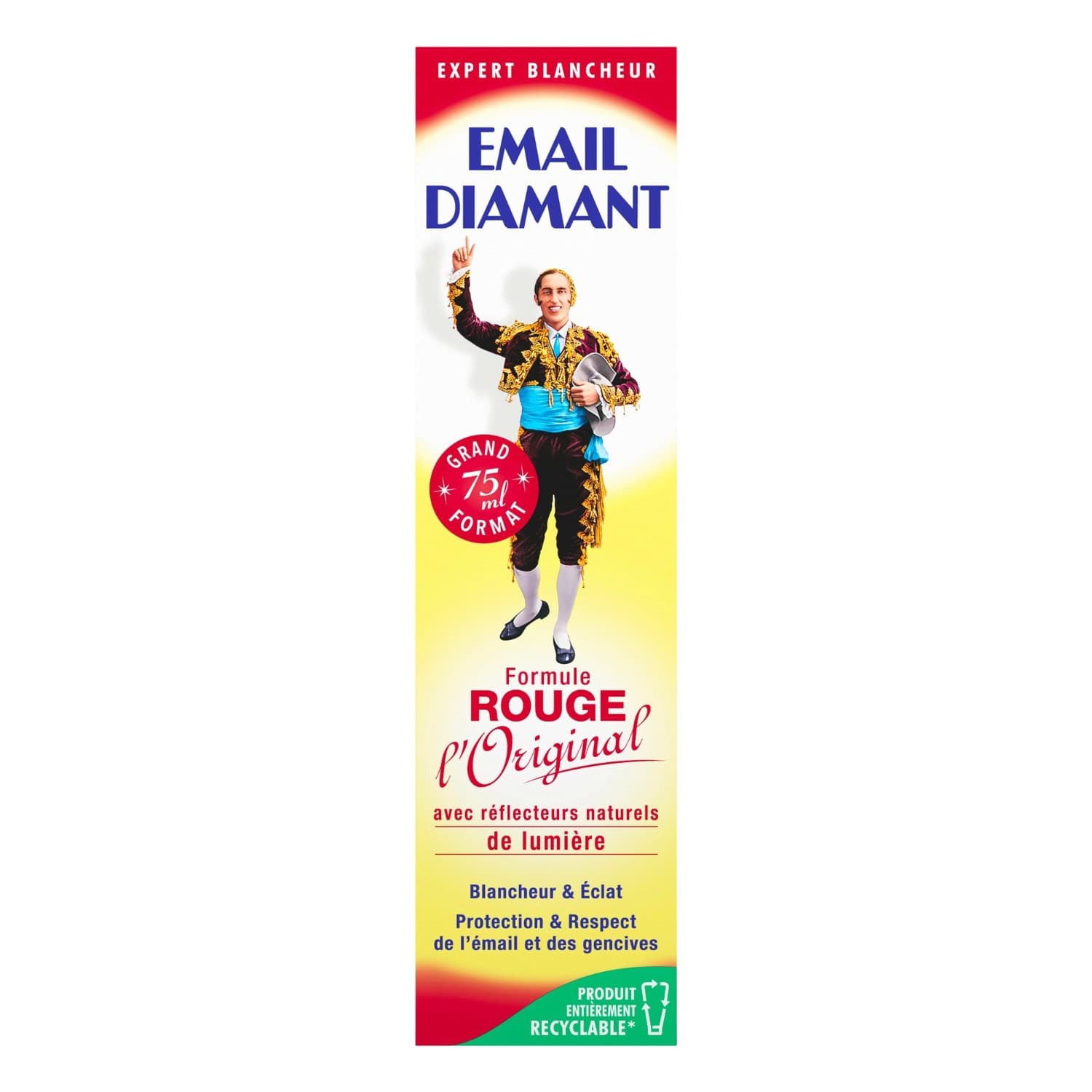 Email Diamant Dentifrice Formule Rouge L'original 75ml