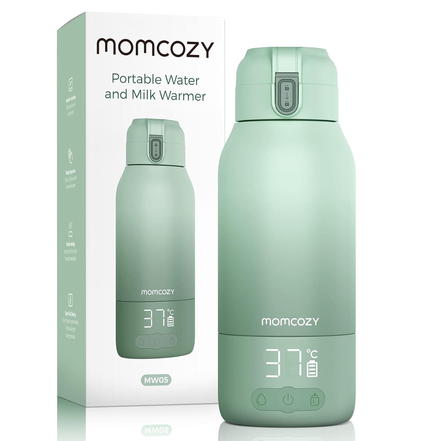 Momcozy Chauffe Biberon Portable Sans Fils 500ml