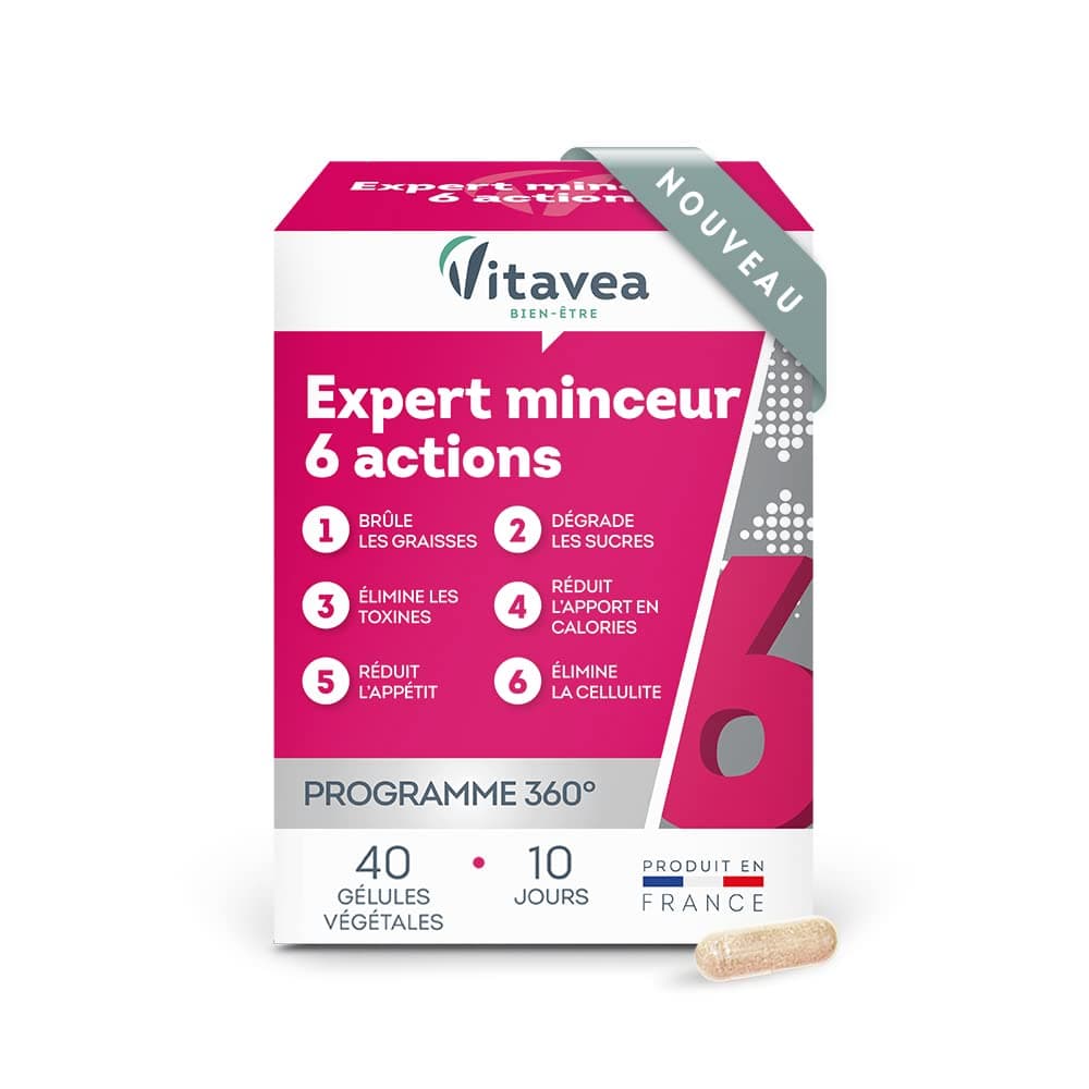 Vitavea Expert Minceur 6 Actions En 1, 40 Gelules