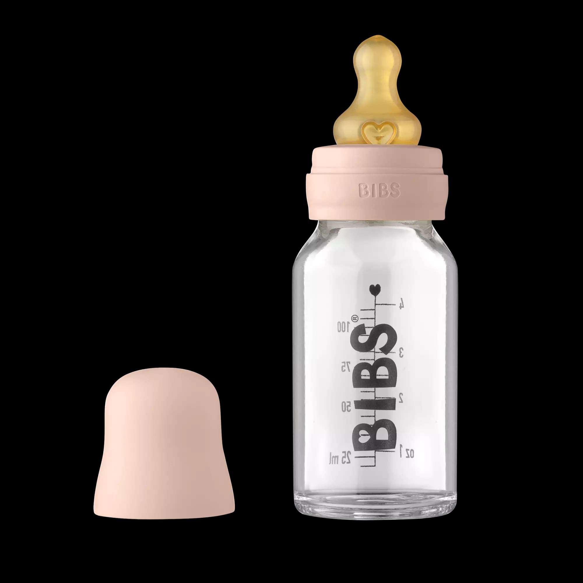 Bibs Biberon En Verre Set Complet Blush 0 Mois Et + 110ml