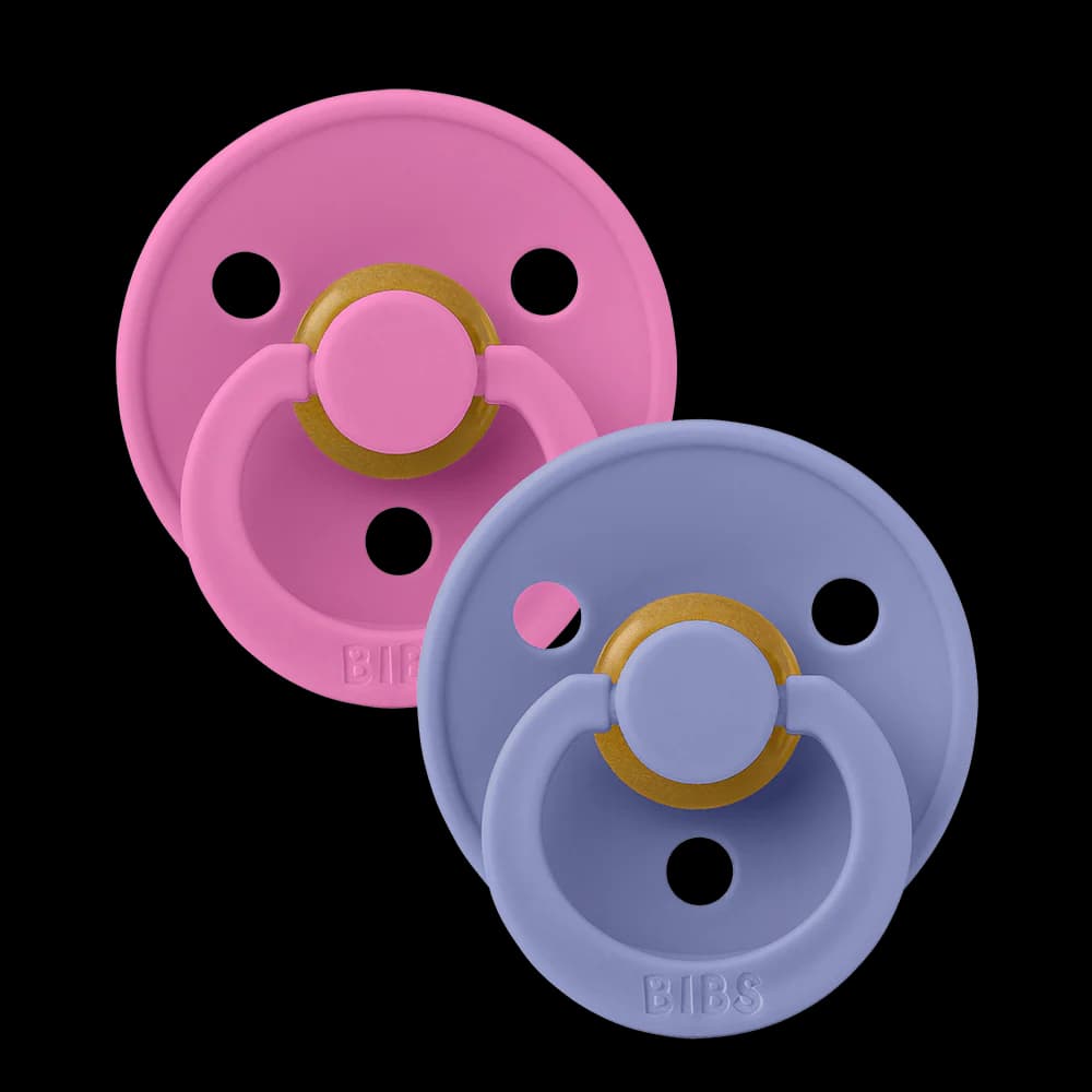 Bibs Colour 2 Sucettes Taille 1 Bubblegum Peri 0 A 6 Mois